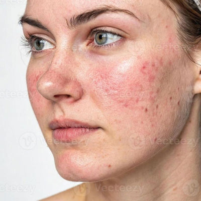 Peau terne et fatiguée